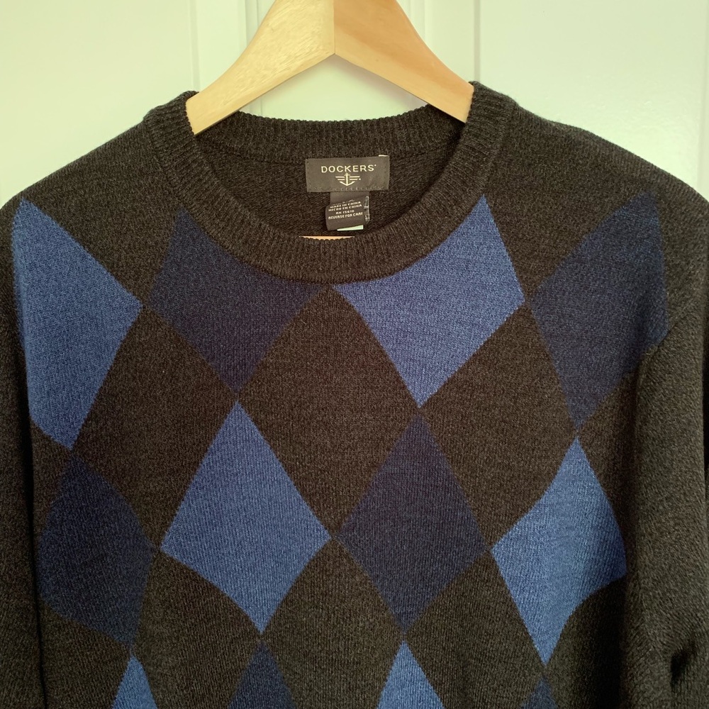 Men’s Dockers Argyle Sweater - Picture 4 of 6